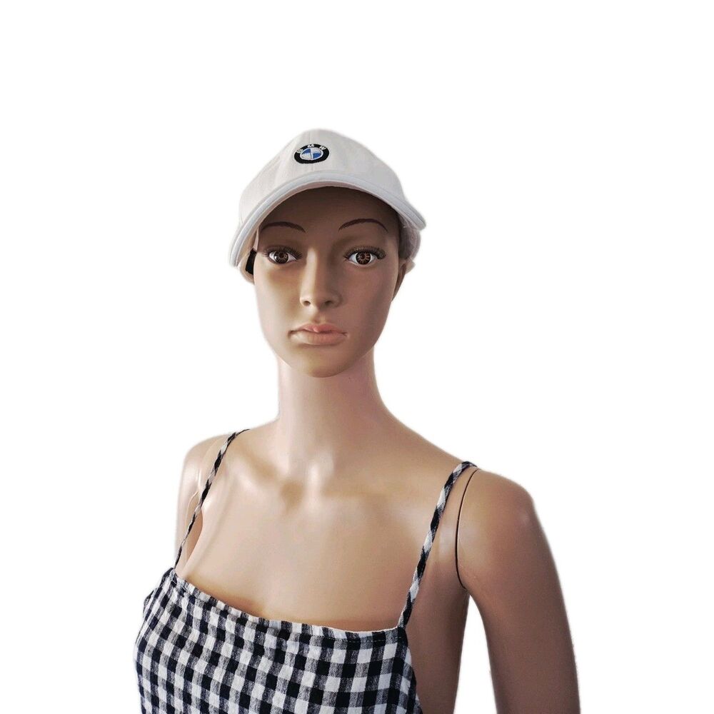 BMW White Adjustable Logo Baseball Cap - Picture 5 of 6